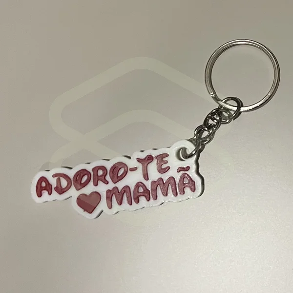 Porta-Chaves Adoro-te Mamã