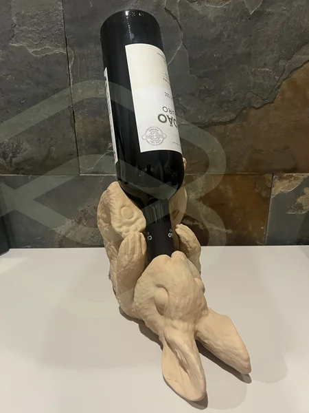 Coelho Porta Garrafas de Vinho