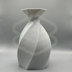 Vaso Octagonal em Espiral